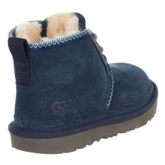 UGG Neumel II 1094529K Big Kid's Navy Tasman Suede Winter Chukka Boots UGG432 - Picture 4 of 6